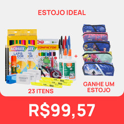 Kit Estojo Ideal - Material Escolar